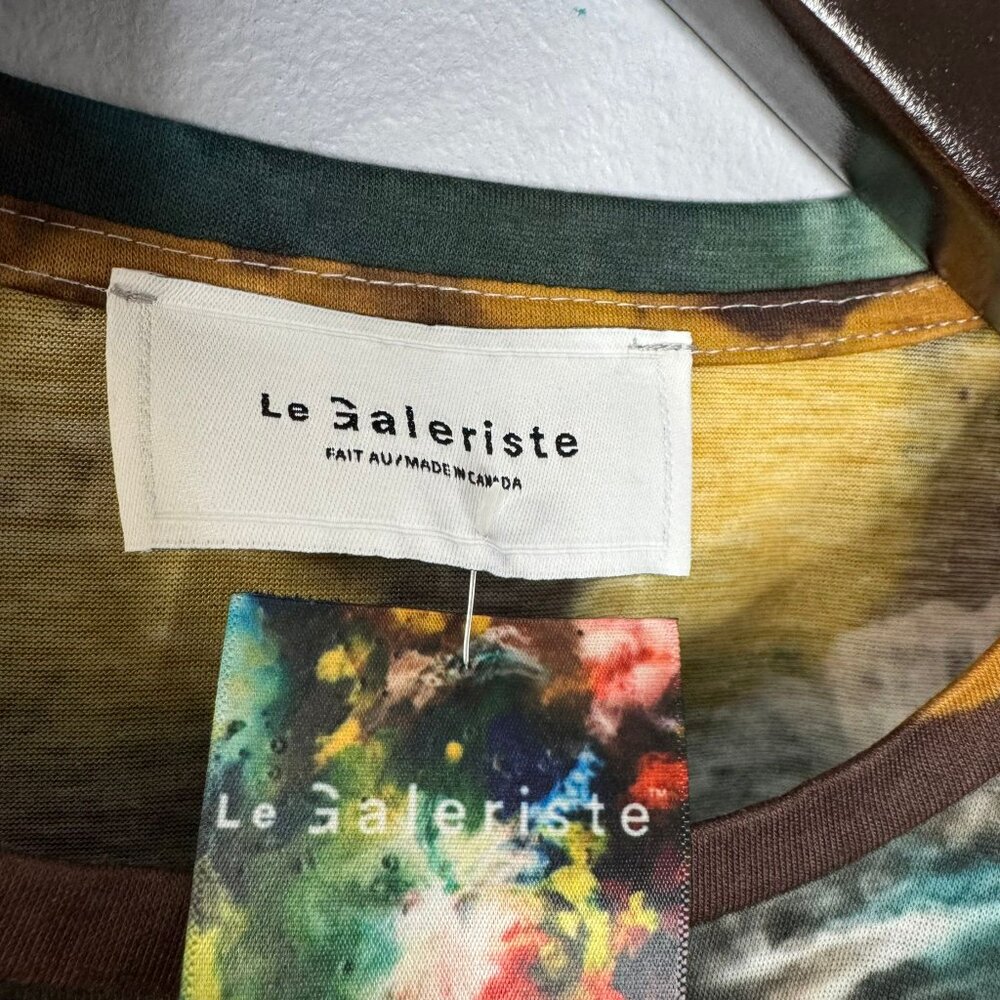 La Galeriste Yin Yang Wearable Art Colofull T-Shirt Size: M - Picture 4 of 8